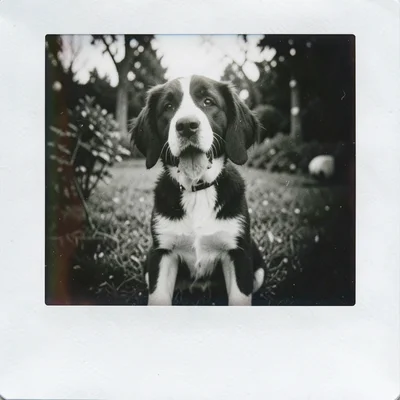 Polaroid of a Polaroid of a Polaroid, each generation more degraded, a memory of