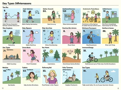 Activity patterns small multiples