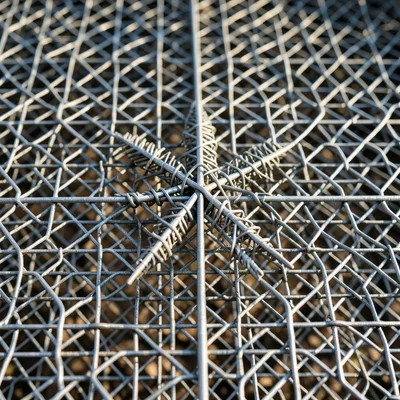 Woven wire star tree topper, geometric construction, light catching