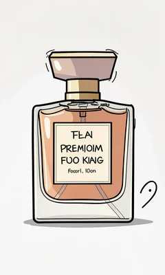 Luxury perfume ad visual