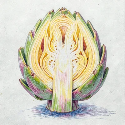 Artichoke cross-section