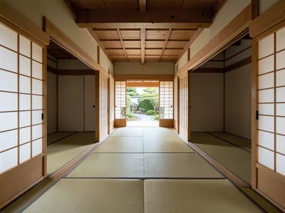 Two Tatami Rooms in Deep Recession