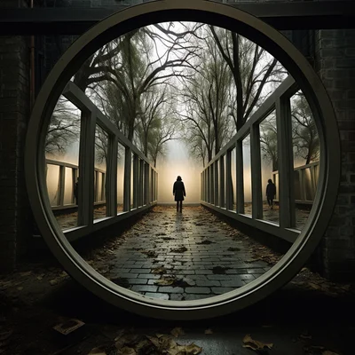 Photo. Mirror Portals Position mirrors as if theyre d