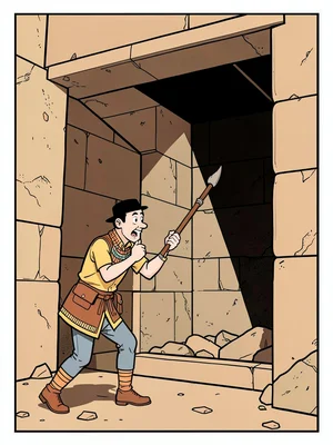 Pyramid chamber discovery