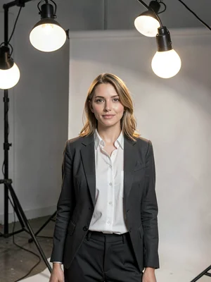 Fashion editorial multi-light