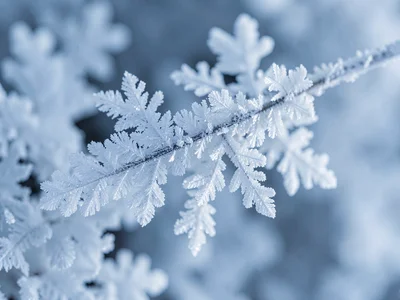 Single blade with complete frost coating