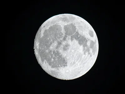 Full moon as landscape light