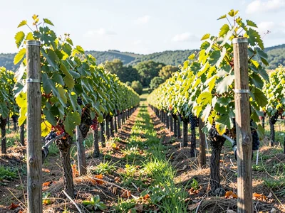 Vineyard rows