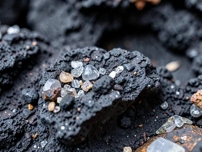 Pillow basalt structure showing quench crust