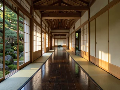 Engawa Corridor to Garden