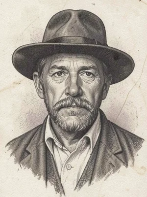 Bavarian farmer portrait