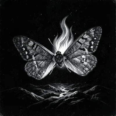 Moth and flame