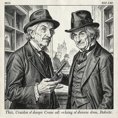 A pickpocket eyeing a wealthy mark