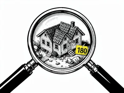 Housing crisis magnifying glass