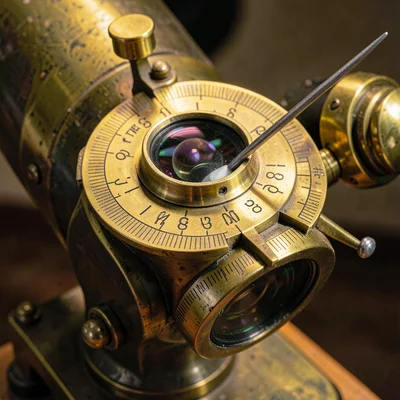 Setting Circle Degree Markings Engraved Brass