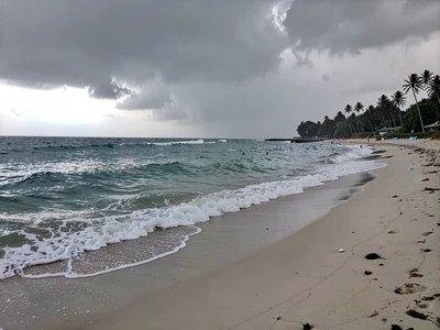 Beach overcast mood