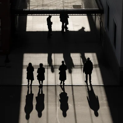 Photo in the style of Vivian Maier 2020 - Shadows  Si