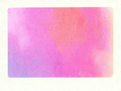 Risograph gradient strip test, single color from 5% to 100% density across full 