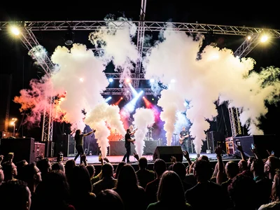 Smoke machine concert