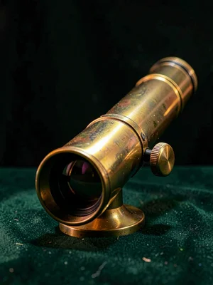 Brass Telescope Barrel Dew Shield Extended Portrait