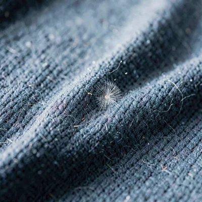 Texture plate of merino base layer fabric, fiber matte and dense under cool side