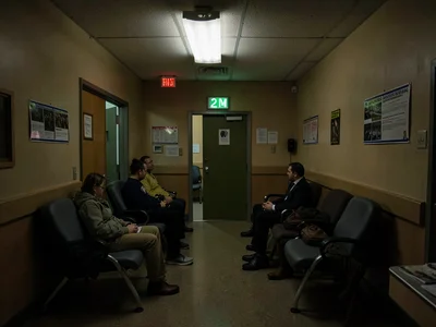 ER waiting room 2am