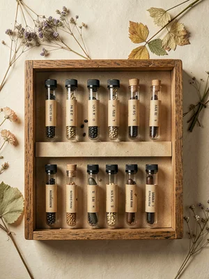 Single-Variety Seed Specimen Test Tubes