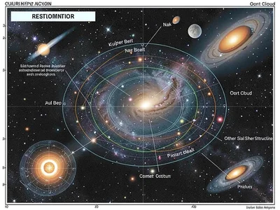 Outer solar system diagram