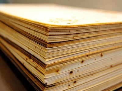 Book page edges yellowed with age gradient, outer pages darkest fading to white 