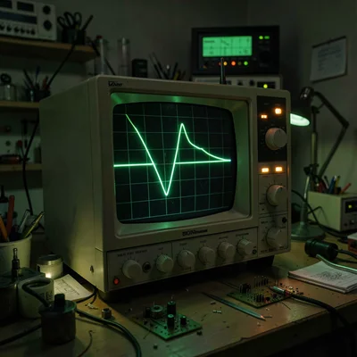 Oscilloscope Lab Three-Quarter