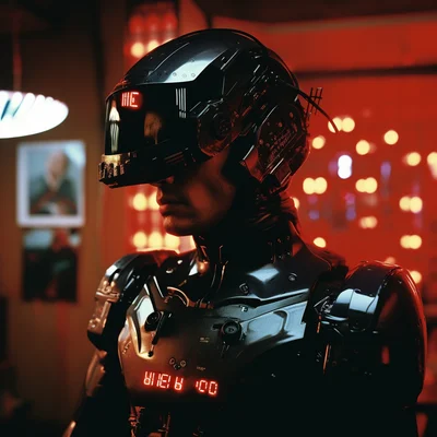 Nan goldin photo of robocop