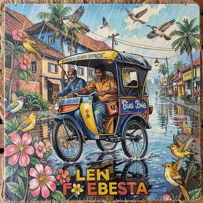 Rickshaw painting detail