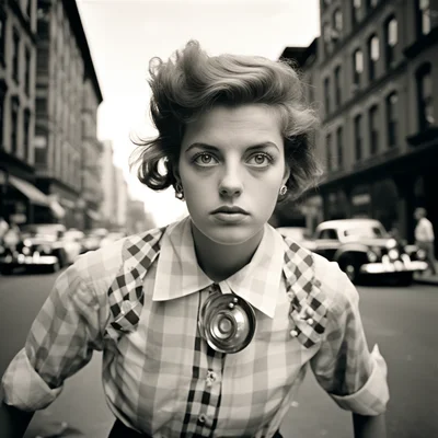 Vivian Maier. Self portrait of Vivian Maier by Vivian