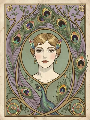 Peacock Mandorla