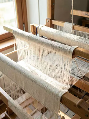 Warp Beam Ready for Threading