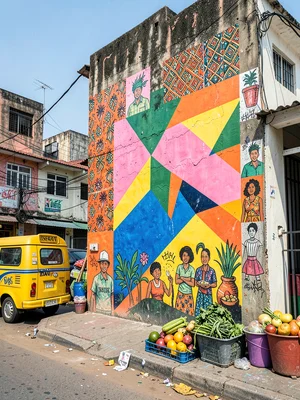 Lagos Wall Mural