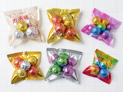 Foil Wrapped Bonbon Metallic Array