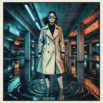 Flooded Parking Structure Editorial