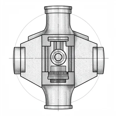 Cross-section of a globe valve cut on the centerline showing seat, disc, and ste