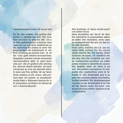 Editorial layout of two parallel column blocks of placeholder text (no readable 