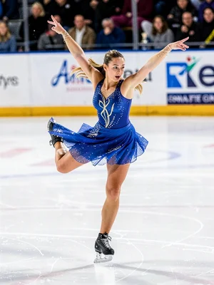 Figure skater spin