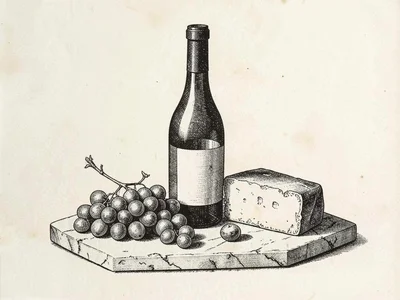 Italian wine still life