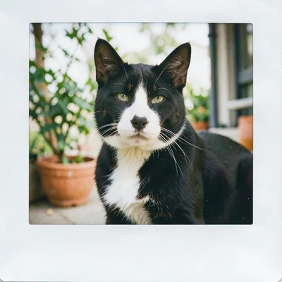 Pet Polaroid style
