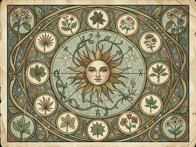 Zodiac Wheel of Seasons