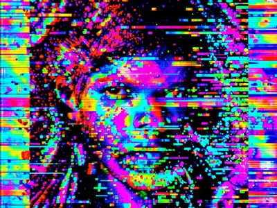 Color space conversion error, vivid oversaturated colors where CMYK was misread 