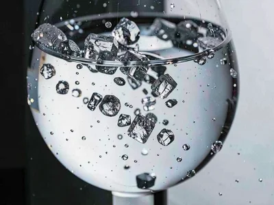 Supersaturated solution with crystal forming