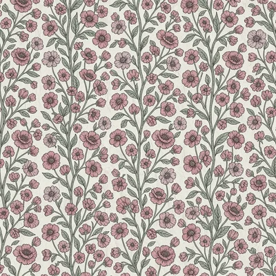 Liberty floral rose sage