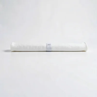 Catalog flat of a roving bundle laid in a clean line
