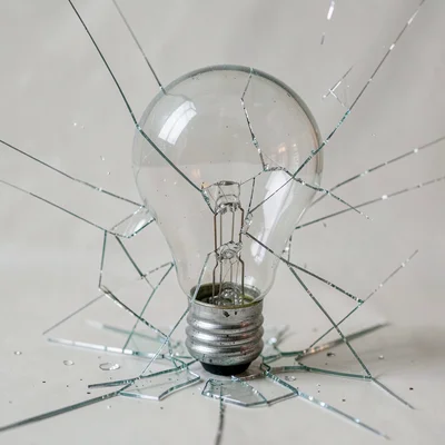 Lightbulb shattering