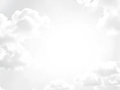Clouds white on white gradient
